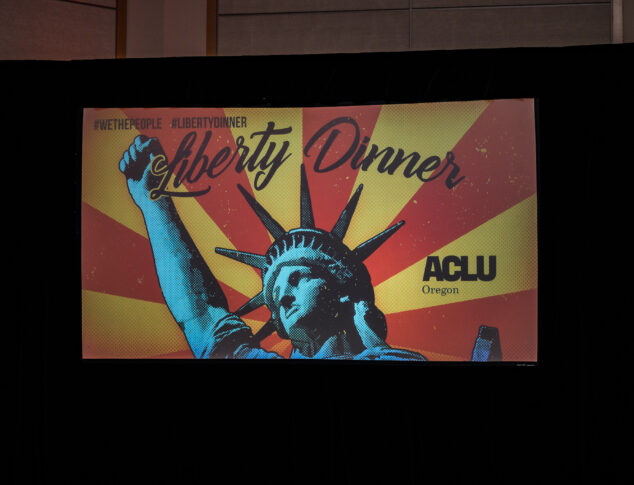 ACLU Liberty Dinner banner