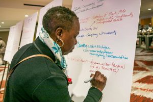 UIA National Summit attendee engages in conference activity