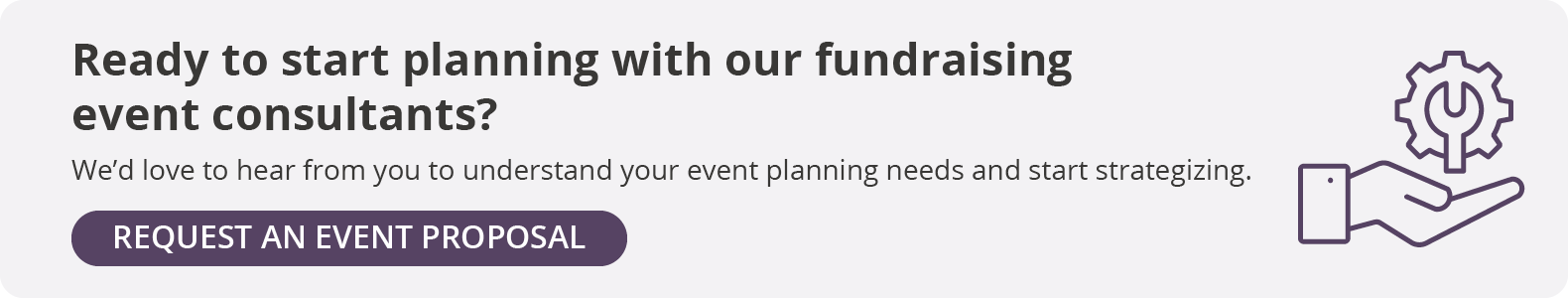 Click through to request an event proposal from expert fundraising event consultants at Swaim Strategies.